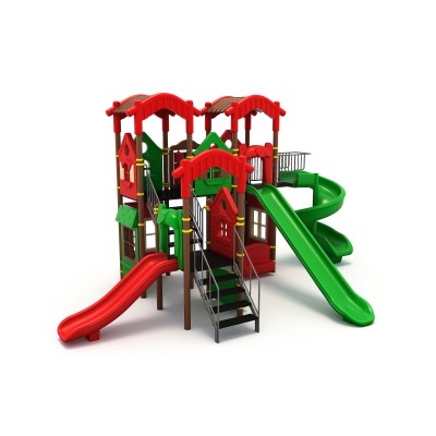 128 M House Themed Playground